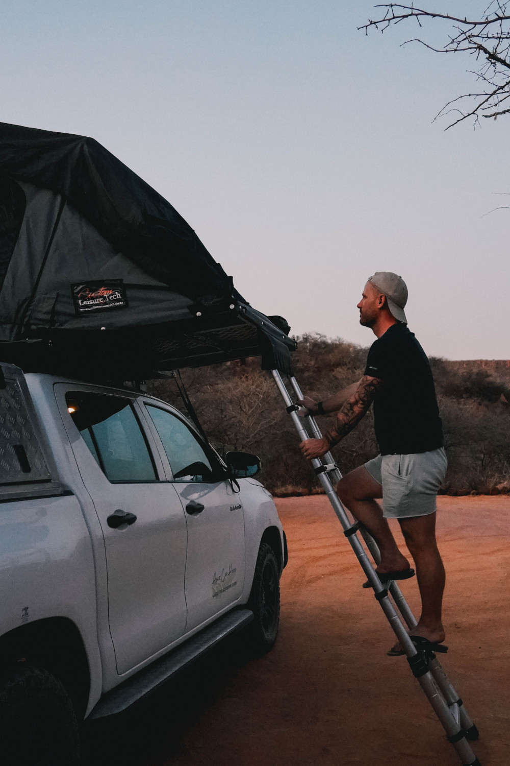 Daktent in Namibië