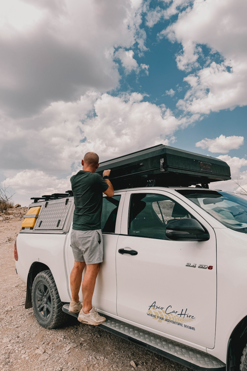 Camping in Namibië