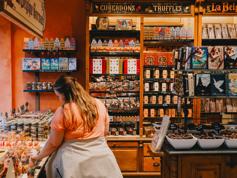 Belgische bonbons in Brussel
