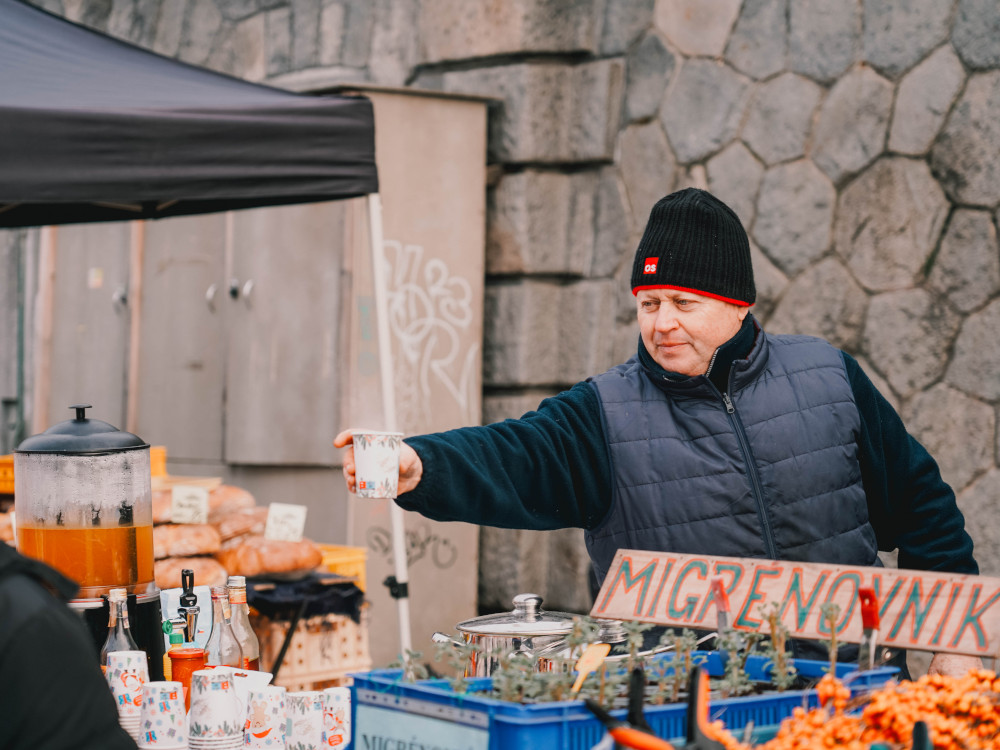 Boerenmarkt in Praag