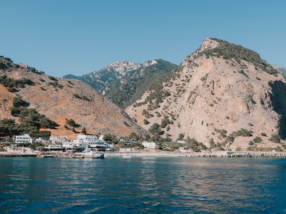 Samariakloof - vertrek uit Agia Roumeli